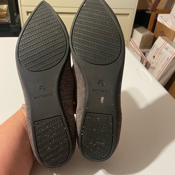 Rothy’s EUC Twilight Metallic Captoe Point Size 12 - Picture 3 of 4